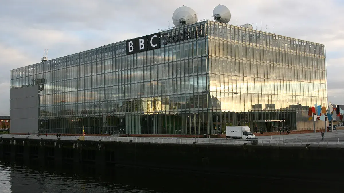 Glasgow'daki BBC Scotland yayın merkezinin binası